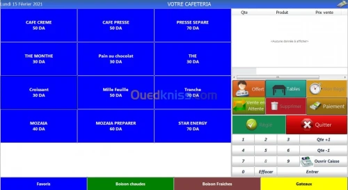 Logiciel Restaurant "CoffeLine"