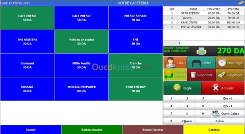 Logiciel Restaurant "CoffeLine"