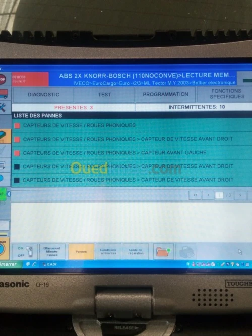 Diagnostic et maintenance