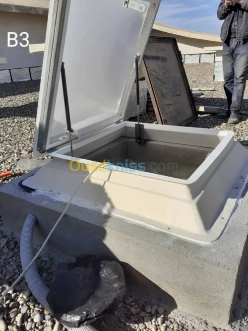 Trappe d'accé terrasse 