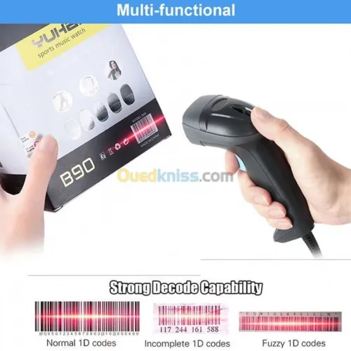 Lecteur code barre avec fil sp-1500u