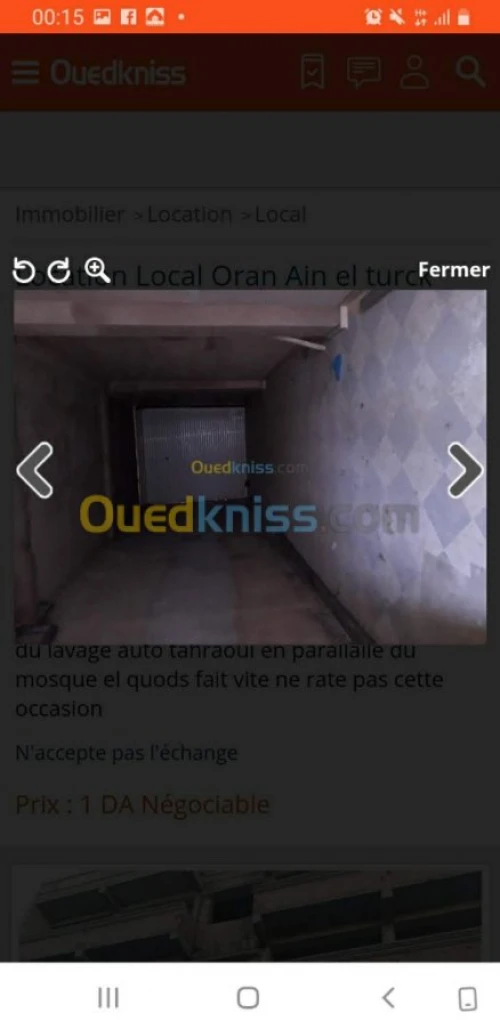 Location Local Oran Ain el turck