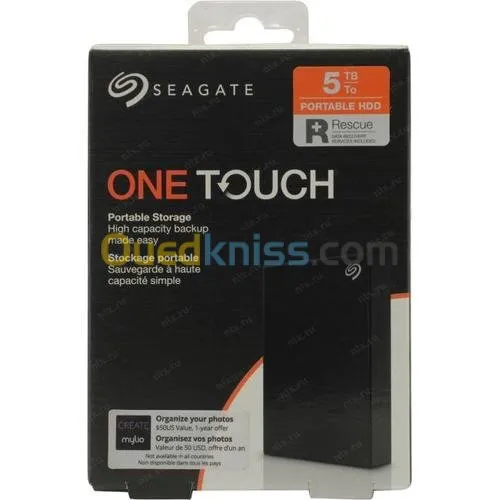Disque Seagate One Touch 5 TB Externe