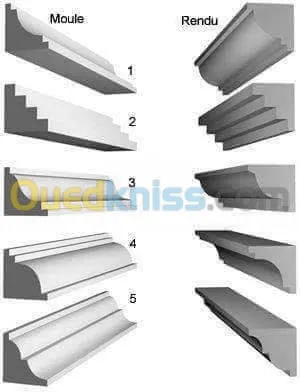 Tout les dicorations plâtre style Maro