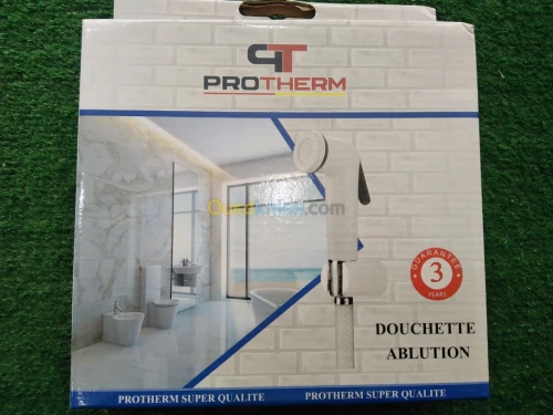 Douchette ablution toilette blanc