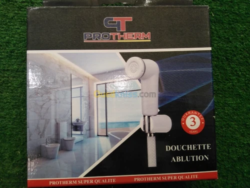 Douchette ablution toilette blanc