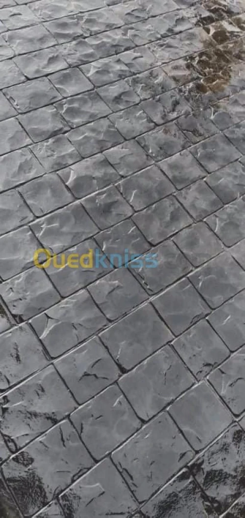 béton imprimé