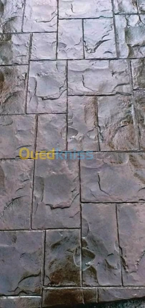 béton imprimé