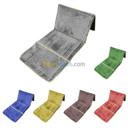 Tapis De Prière Avec Dossier Pliable