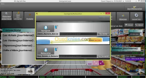 LOGICIEL DE CAISSE ET DE VENTE