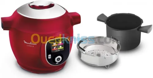  Moulinex COOKEO+ MULTICUISEUR ELECTRIQUE 6L 180 RECETTES PREPROGRAMMEES ROUGE CE85B510
