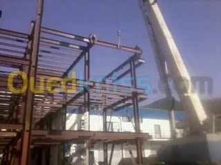 Travaux de charpentes metalliques 