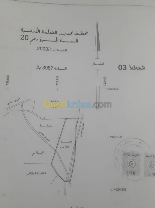 Vente Terrain Setif Dehamcha