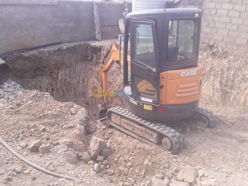 Location mini pelle et compacteur