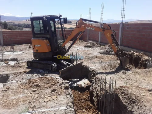 Location mini pelle et compacteur