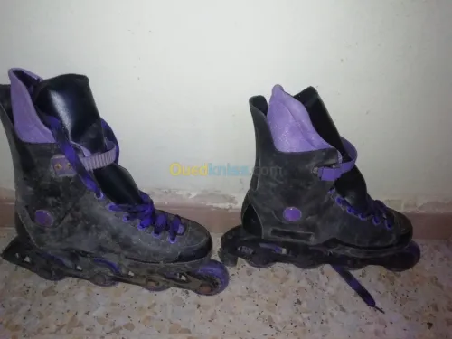 Patins à roues alignées +accessoires. 
