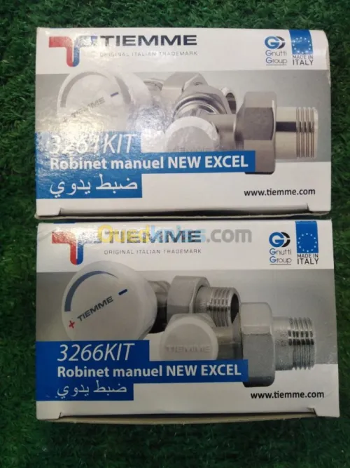 Robinet radiateur manuel TIEMME