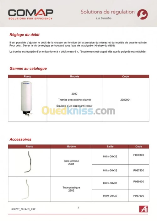 Chasse d'eau LA TROMBE