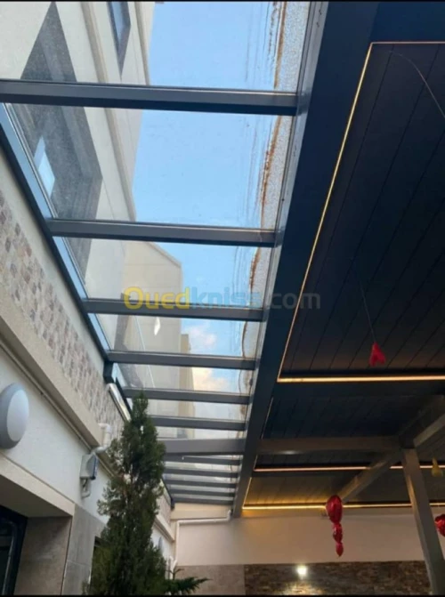 Pergola bioclimatique en Aluminium