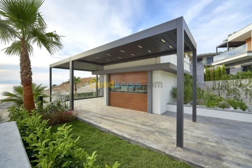 Pergola bioclimatique en Aluminium