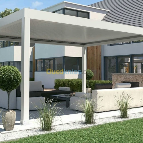 Pergola bioclimatique en Aluminium