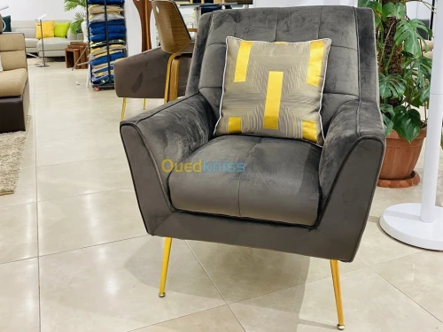 Fauteuil en velours