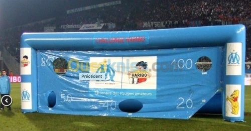 arche et bois de but gonflable 