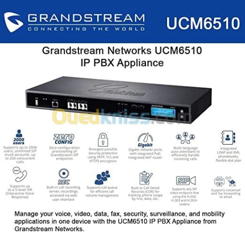 IPBX GRANDSTREAM UCM6510