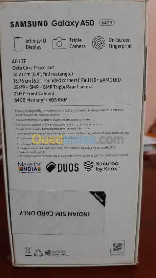 Samsung Galaxie  A50 