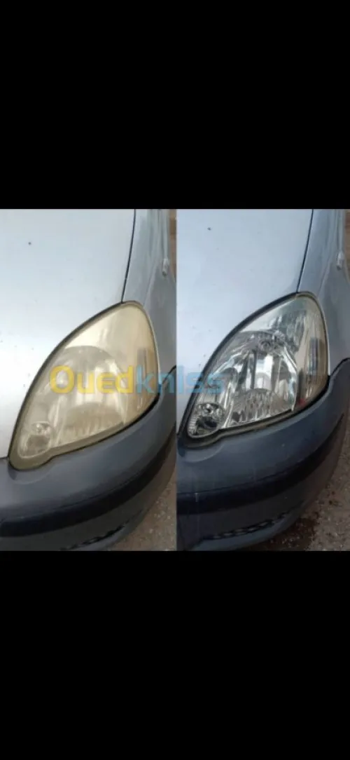 Nettoyage des optiques automobile 