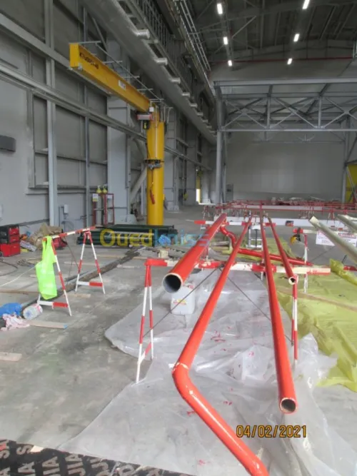 montage anti incendie tuyauterie 