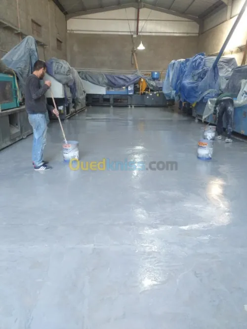 Résine epoxy et résine polystyrène 