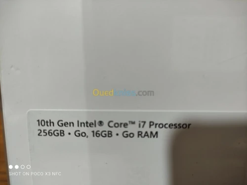 SURFACE PRO 7 BLACK I7 10EM/16G/256