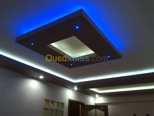 Placo platre et peinture decoration