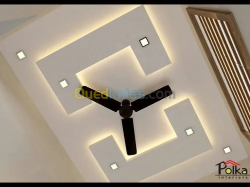 Placo platre et peinture decoration