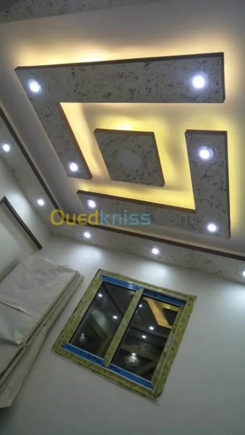 Placo platre et peinture decoration