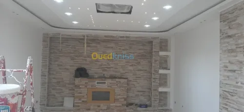 Placo platre pvc b13 + platre 