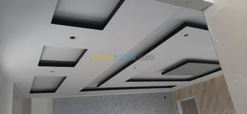 Placo platre pvc b13 + platre 