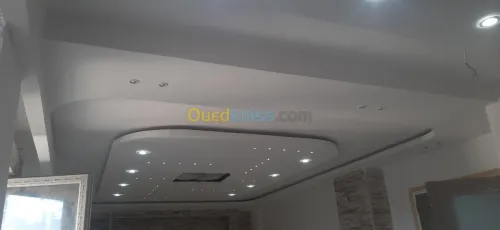 Placo platre pvc b13 + platre 