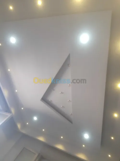 Placo platre pvc b13 + platre 