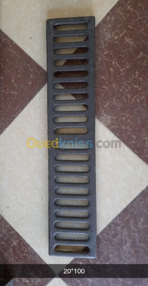 VENTE CANIVEAU 20 x 100 en FONTE 