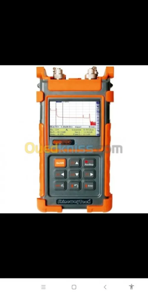 OTDR fibre optique 1310/1550 38/37db