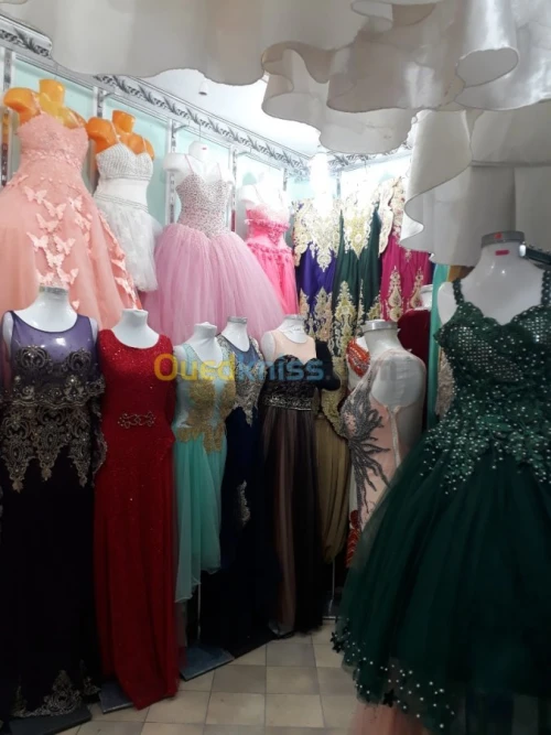 Robes soirrées et blanches