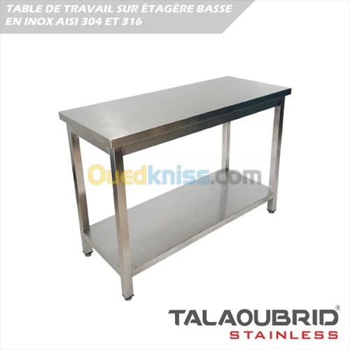 Table de Travail Avec Etagère Basse 