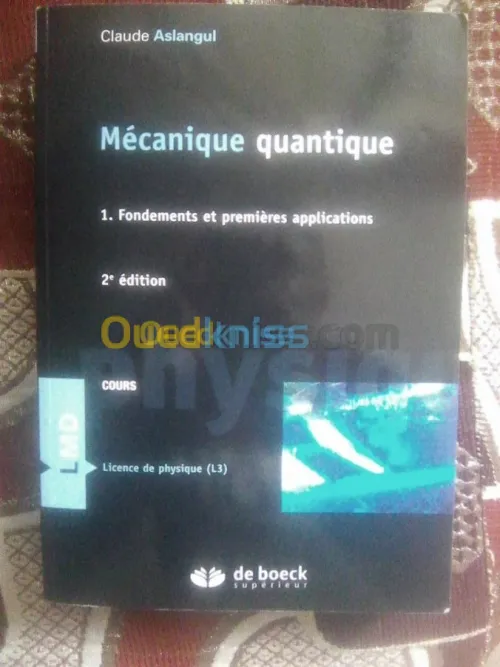 livres sur LA MECANIQUE QUANTIQUE