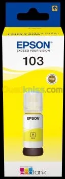 BOUTEILLES D'ENCRE EPSON 103 ECOTANK - BLACK - CYAN - MAGENTA - YELLOW - ORIGINALE