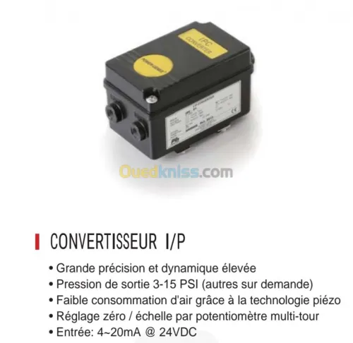 Contrôle de vanne et positionner 