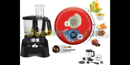 Robot moulinex Multifonction Fp821811 Double Force 1000 W-Noir 28 Fonctions 
