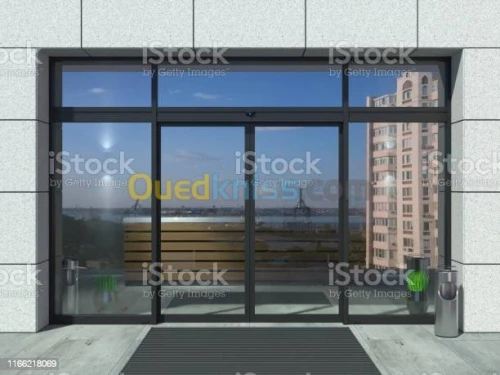 Porte automatique coulissante 