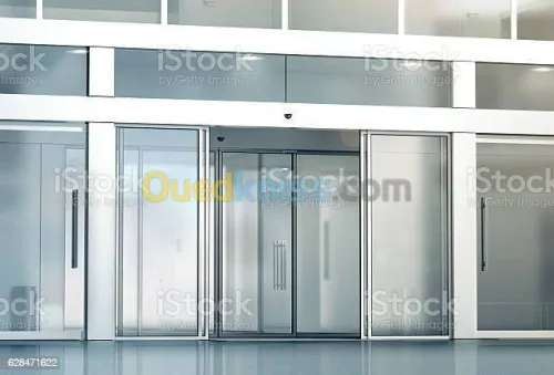 Porte automatique coulissante 
